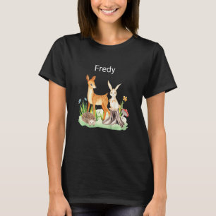 Kids Animal Reinbit Igel Fredy T-Shirt