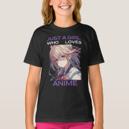 Kids Anime Girl Graphic T - Shirt