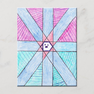 Kid's Art Postcard - Shanes Design Postkarte