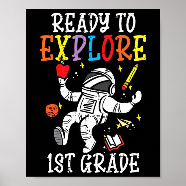 Kids Astronaut ist bereit, den 1. Poster (Vorne)