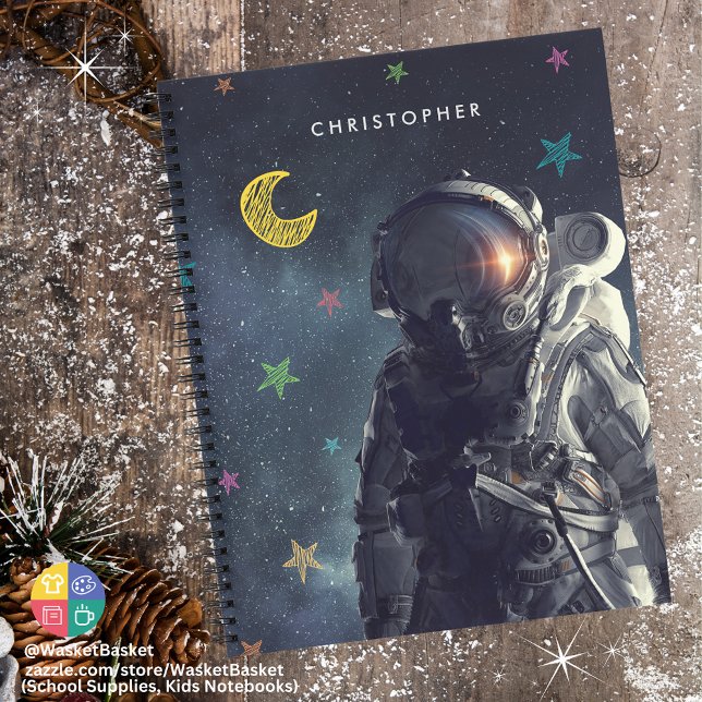 Kids Astronaut Notizbuch (Available in multiple sizes, styles and interiors. (College ruled, practice, sketch, etc.))