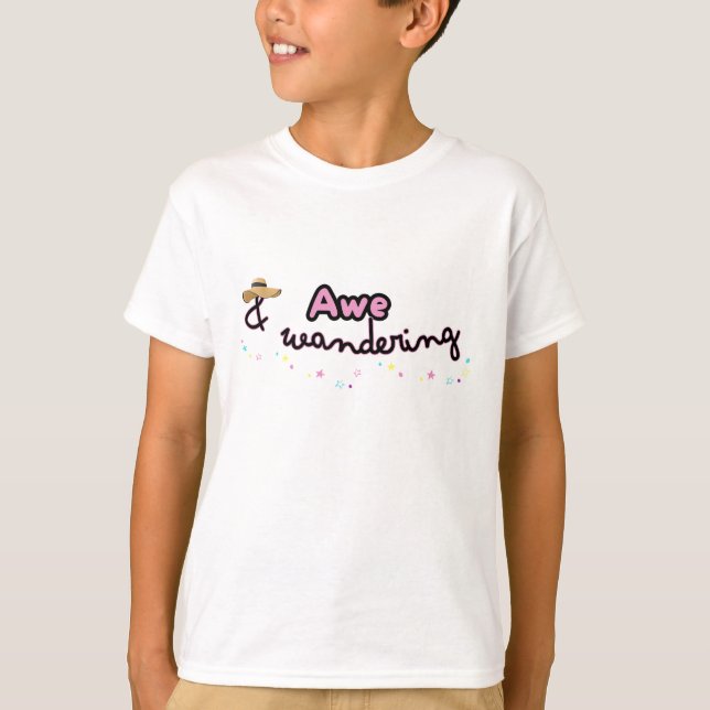 Kids Awe and Wanderhemd T-Shirt (Vorderseite)