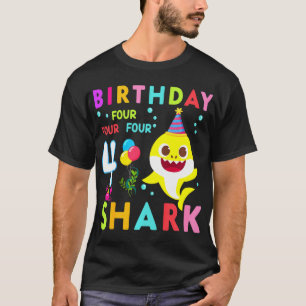 Kids Baby Niedlich Shark 3. Geburtstag Junge Mädch T-Shirt