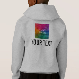 Kids Back Print Hoodie Bekleidung Apparel Pullover