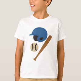 Kids Baseball Tee – Rubber Text Style