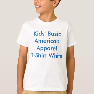 Kids' Basic Bekleidung T - Shirt, weiß T-Shirt