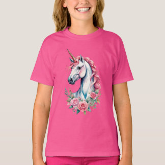 Kids Basic T - Shirt pinkunicorn