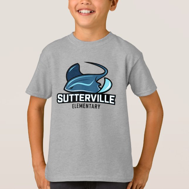 Kid's Basic T - Shirt (Sutterville) (Vorderseite)