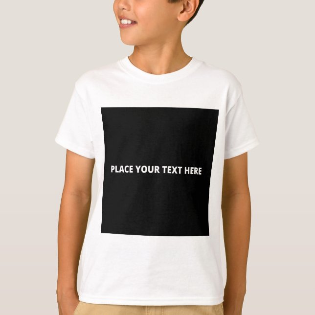 Kids Basic White Tshirt (Vorderseite)