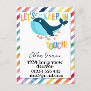 KIds behalten in Touch KIT Postkarte