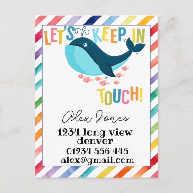 KIds behalten in Touch KIT Postkarte (Vorderseite)