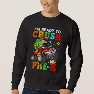 Kids bereit, die Vorschule zu meistern - Lastwagen Sweatshirt