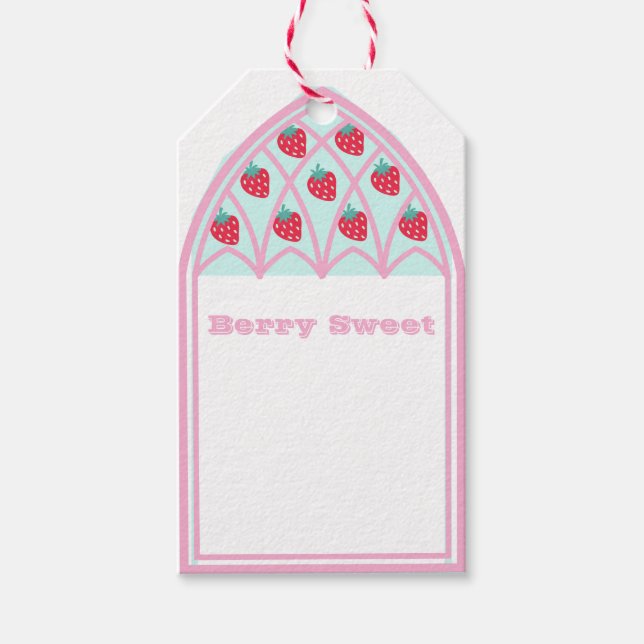 Kids Berry Sweet Party Gift Tag Geschenkanhänger (Vorderseite)
