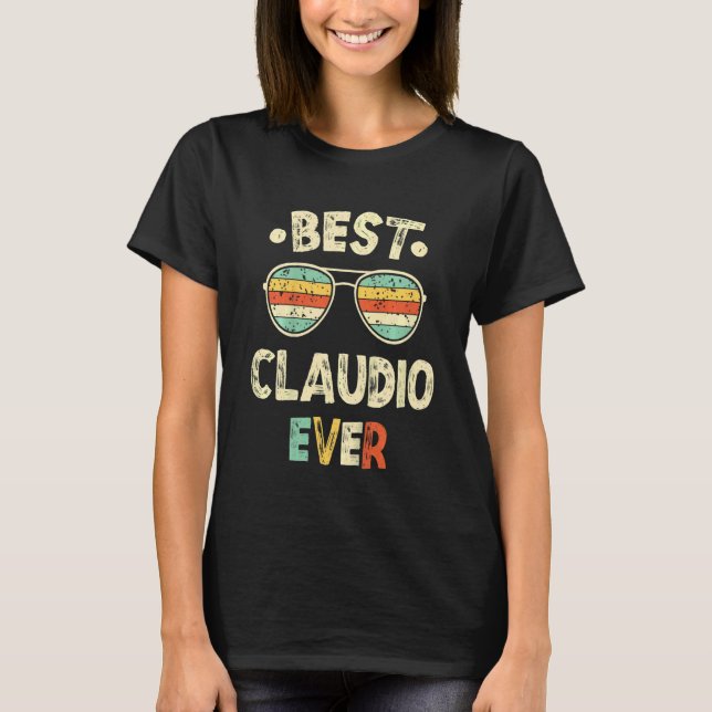 Kids Best Claudio Ever T-Shirt (Vorderseite)