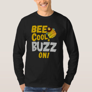Kids Biene Cool & Summen Auf Niedlich Glückliche T-Shirt