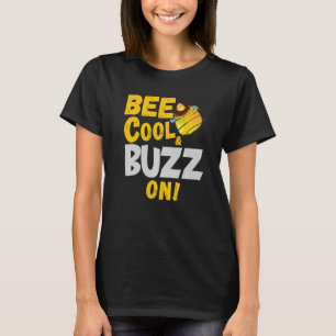 Kids Biene Cool & Summen Auf Niedlich Glückliche T-Shirt