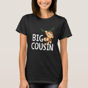 Kids Big Best Cousin Ever Monkey Animal World's Gr T-Shirt
