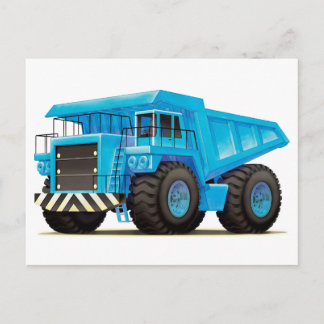 Kids Big Blue Dumper Truck Postkarte