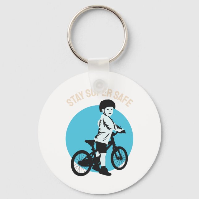 Kids Biker Safety Schlüsselanhänger (Vorderseite)