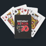 Kids Birthday Ninja - 10 Year Old Party Theme Spielkarten<br><div class="desc">This Birthday Ninja 10 design makes hat perfekte gift for a 10 year old ninja birthday party. It feature the Japanese symbol für Ninjutsu with a cartoon ninja doing a karate kick that the birthday boy or girl will love. This ninja birthday design for boys and girls is hat perfekt...</div>