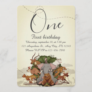 Kids Birthday Party Einladung