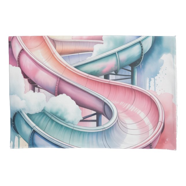 Kids’ Birthday Waterslide Party Gift Kissenbezug (Vorderseite)