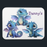 Kids Blue Dragons Puzzle<br><div class="desc">Ein kleines Puzzle mit blauem Drachen und Keepsake, das Sie persönlich gestalten können</div>