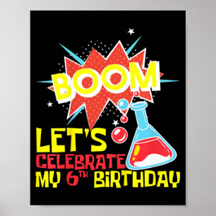 Kids Boom Lasst uns den 6. Geburtstag feiern Wisse Poster