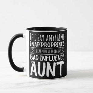 Kids böse einflussreiche Tante Lustiges Niece Neff Tasse