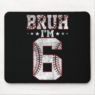 Kids Bruh 6. Geburtstag Bysebyll Bruh Ich bin 6 Ja Mousepad