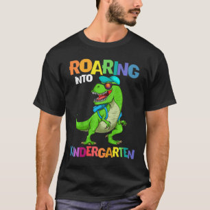 Kids brüllen in den Kindergarten Dinosaurier T Rex T-Shirt