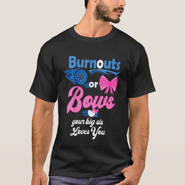 Kids-Burnouts oder Bogen Ihre großen Sis-Lieben, d T-Shirt (Vorderseite)