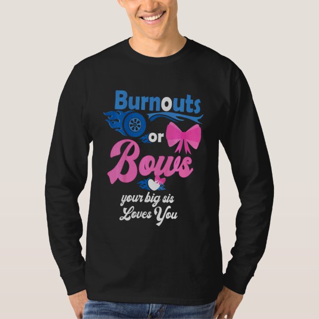 Kids-Burnouts oder Bogen Ihre großen Sis-Lieben, d T-Shirt (Vorderseite)