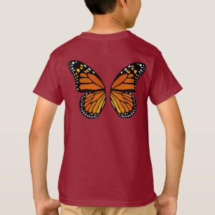 Kid's Butterfly T - Shirt Niedlich Butterfly Feari