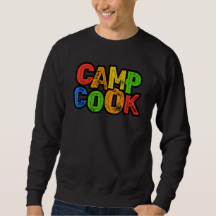 Kids Camp Koch 2022 Sommer Lagerfeuer Chef Crew Re Sweatshirt