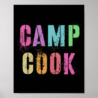 Kids Camp Koch Koch Camping Koch Team Vintag B Poster