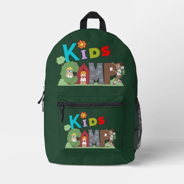 Kids Camping Rucksack (Vorderseite)