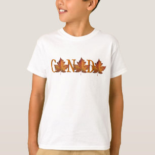 Kid's Canada T - Shirt Canada Souvenir Tee Shirt