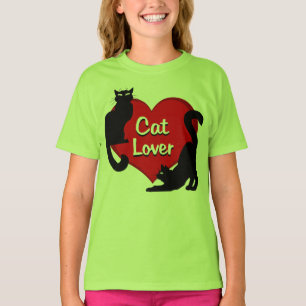 Kid's Cat Lover Shirt Cat Lover Kid's Shirts