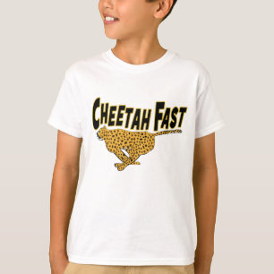 Kids Cheetah Fast Running Wild Animal T - Shirt