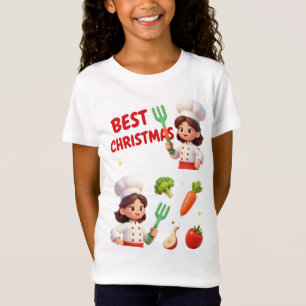 Kids Chef Best Weihnachten Gemüse-T-Shirt T-Shirt