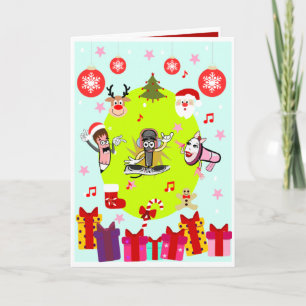 Kids Christmas Card-Interactive Card Feiertagskarte