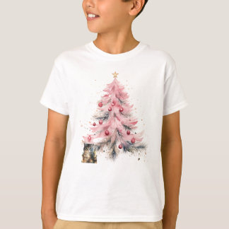 Kids Christmas Kitty T - Shirt