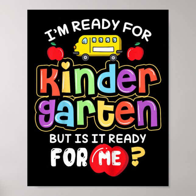 Kids CK in der Schule Ich bin bereit für den Kinde Poster (Vorne)