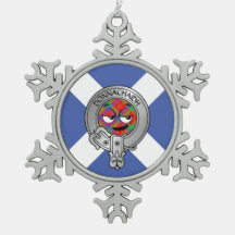 Kids Clan Donnachaidh Wappen & Tartan on Salreifen