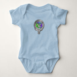 Kids Clan Gunn Wappen & Tartan Baby Bodysuit Strampler