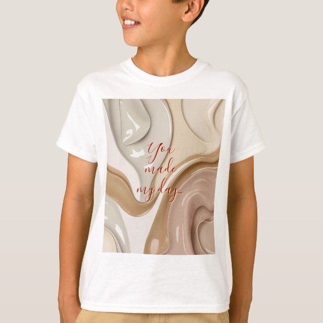 Kids Classic T - Shirt in stylischer Grafik (Vorderseite)