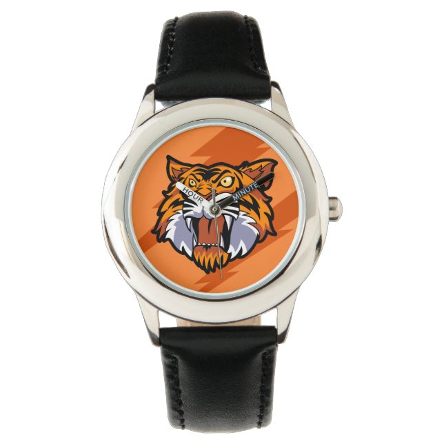 Kids Classic Tiger Armbanduhr (Vorderseite)
