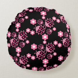 Kids Coccinellidae Rundes Kissen