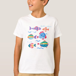 Kids Colorful Fish Yellowstone T - Shirt
